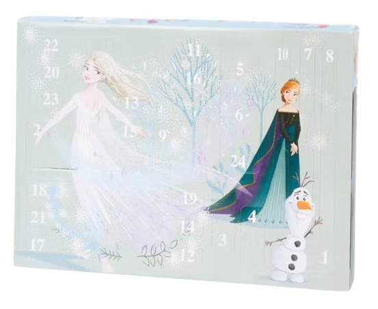KALENDARZ ADWENTOWY ARTYSTYCZNY Z PRZYBORAMI SZKOLNYMI KRAINA LODU PREZENT