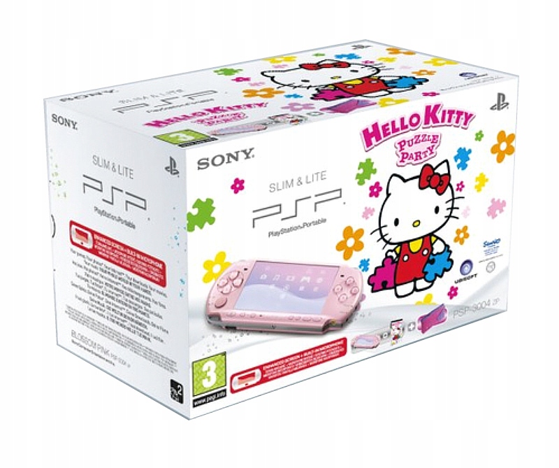 NOWA PSP 3004 HELLO KITTY + GRATISY + GWAR + GRY !!
