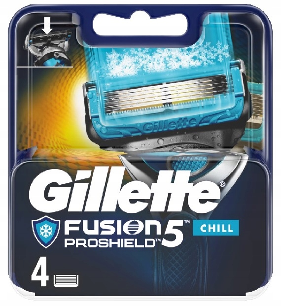 

Gillette Proshield Chill Ostrza Nożyki 4 Wkłady