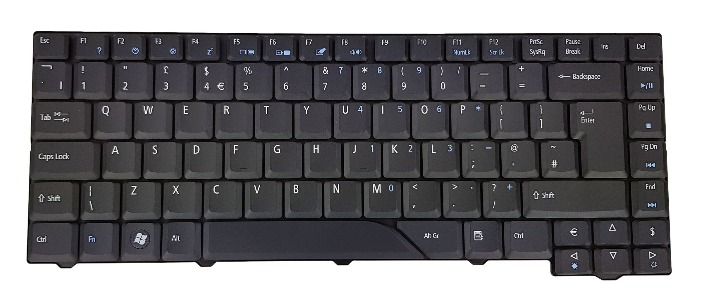 Nowa Klawiatura Acer Aspire 5315 5320 5520 5720 5920 6920 Angielska Uk