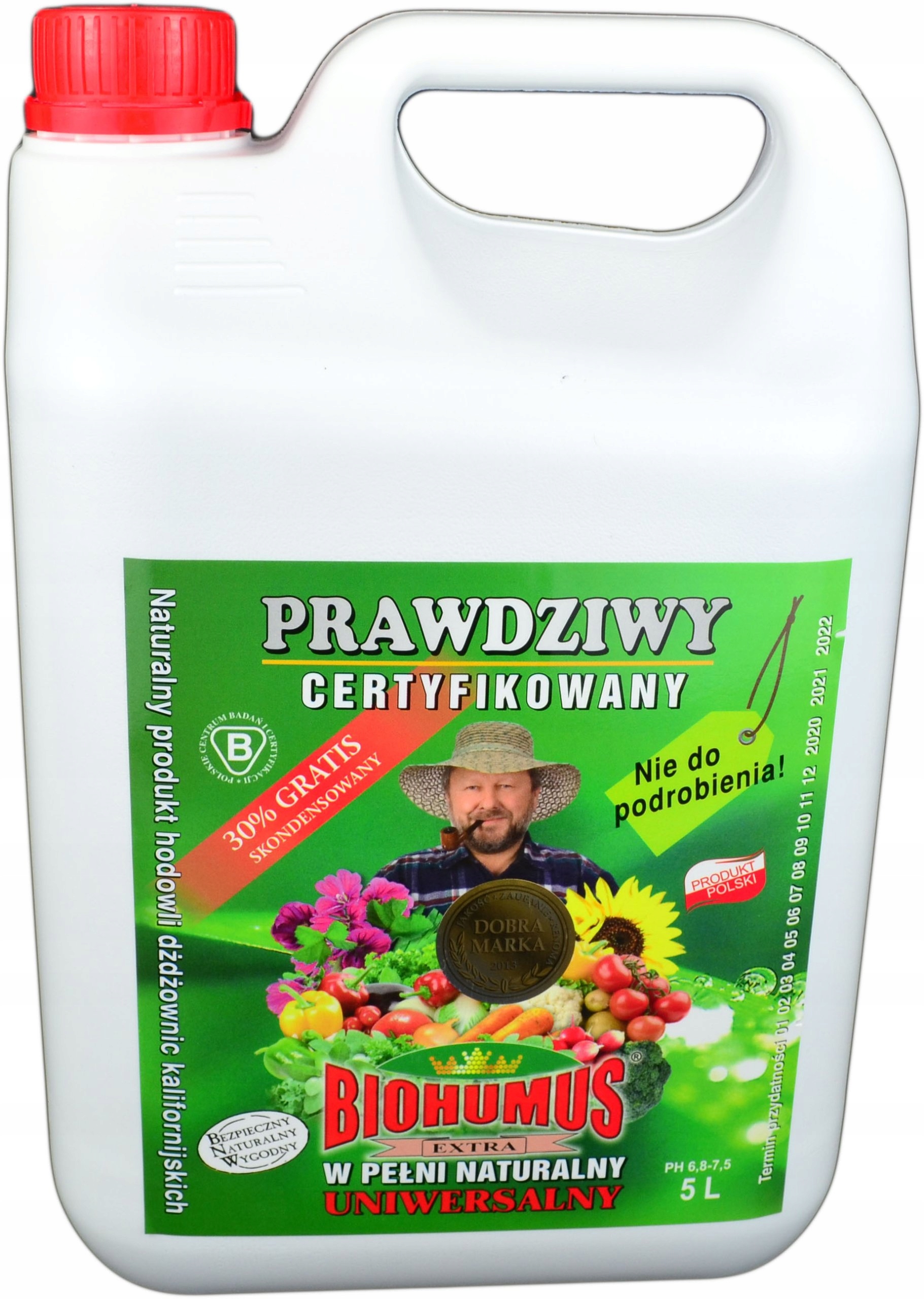 

Biohumus Extra Nawóz Uniwersalny Naturalny 5L