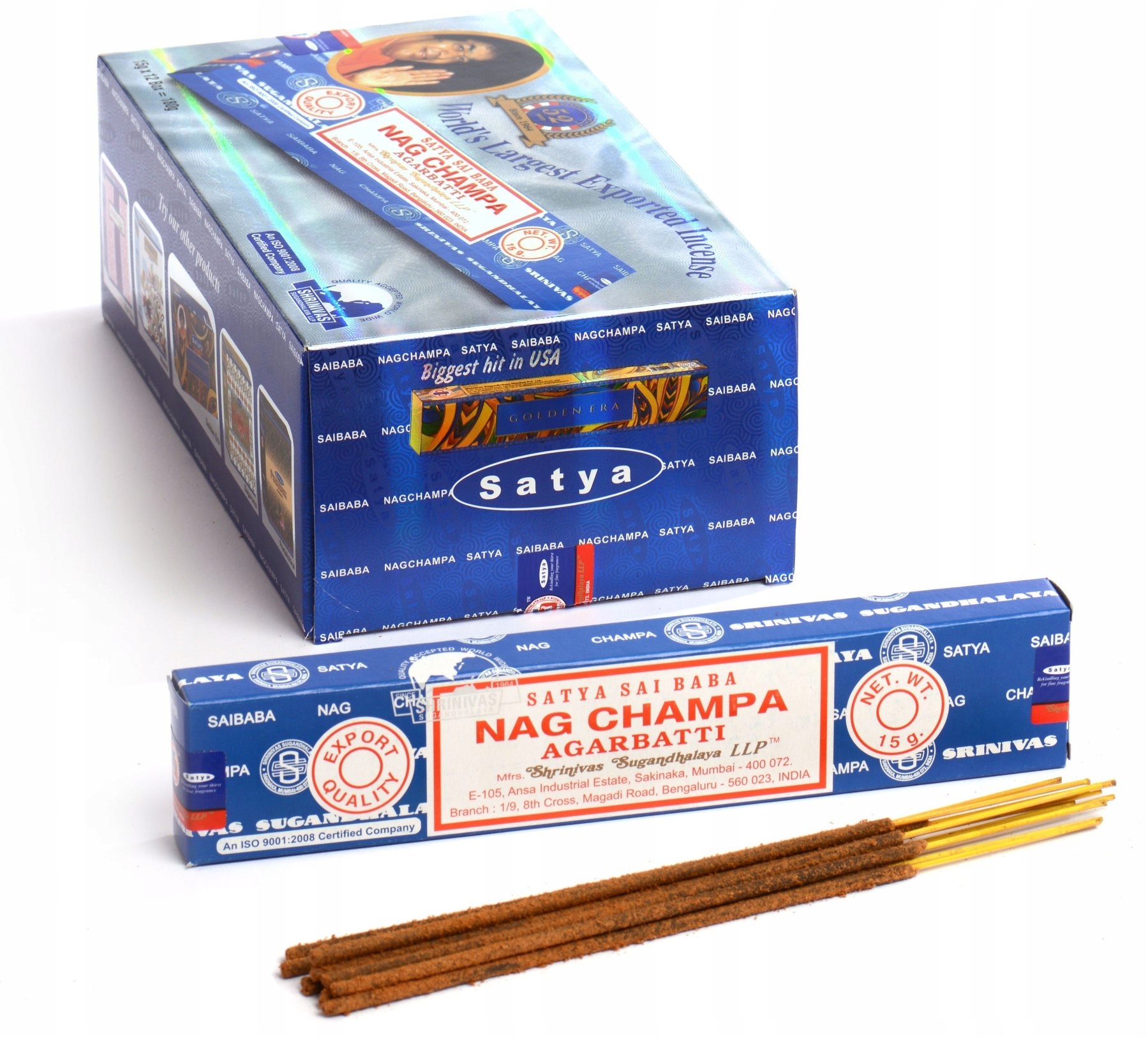Kadzidełka Nag Champa 15g