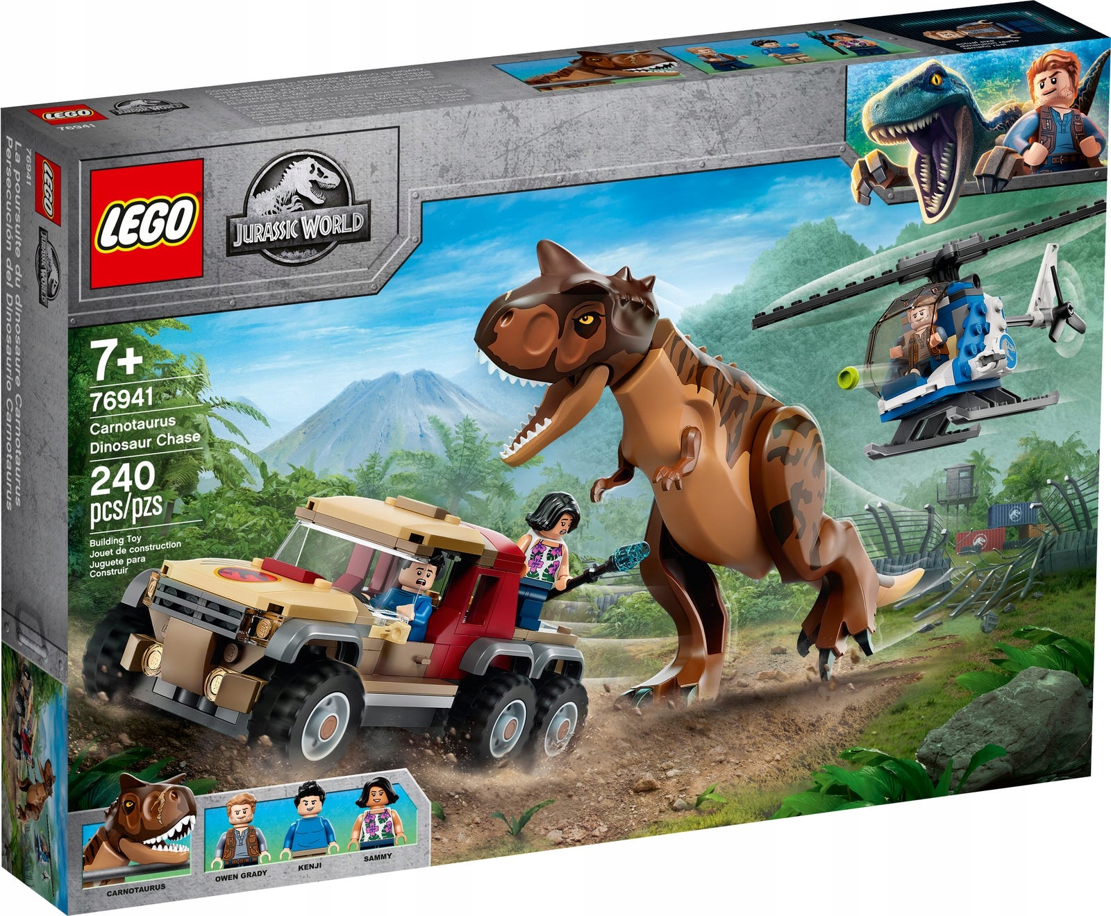 LEGO Jurassic World 76941 погоня за карнотавром