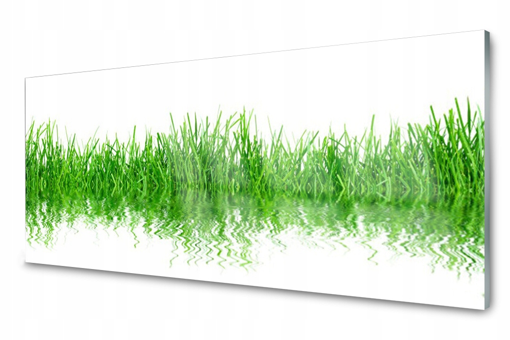 Sklenený panel do kuchyne Tráva Rastlina 125x50
