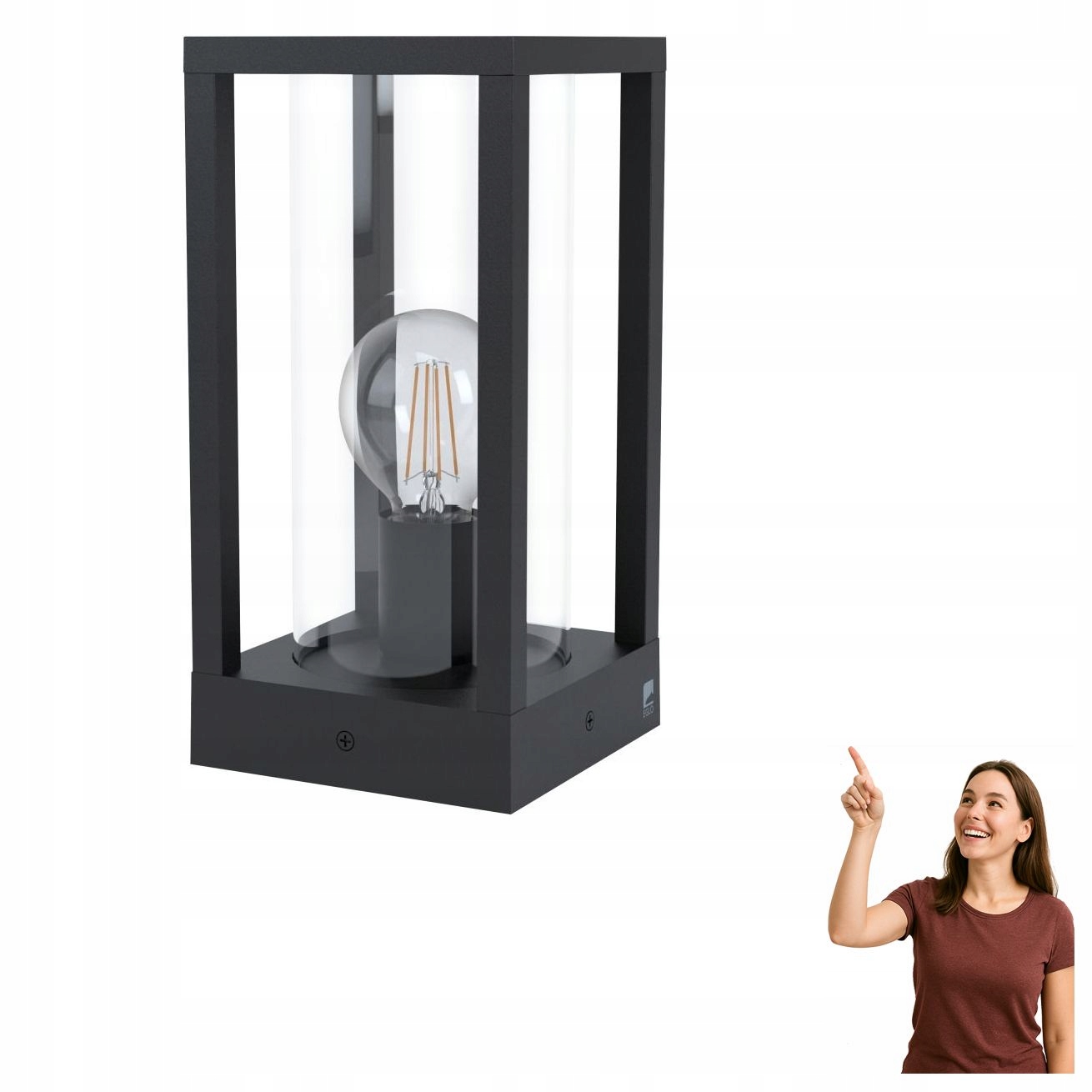Vonkajšia lampa záhradný stĺpik Cascinetta 98714 Eglo