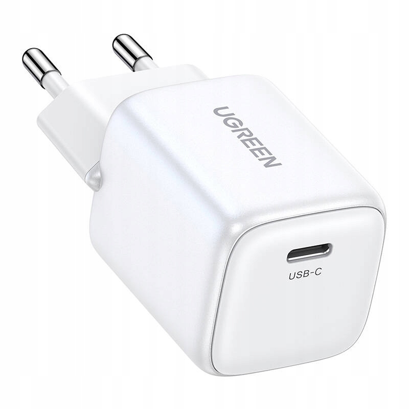 Szybka Ładowarka Usb-c Do Iphone 30W Sieciowa Biała Gan Nexode Ugreen