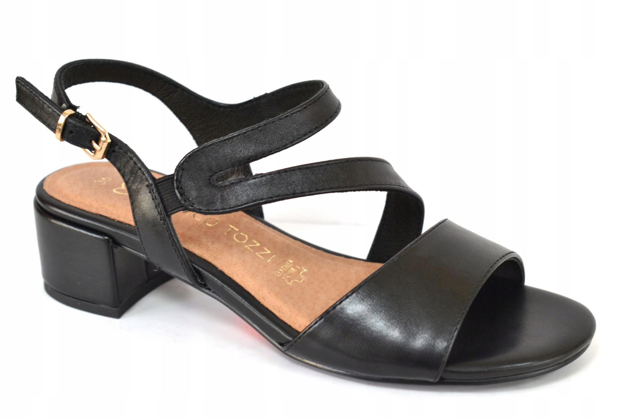 Marco Tozzi 28209-44 Sandály Černé Sloupek VEL.41