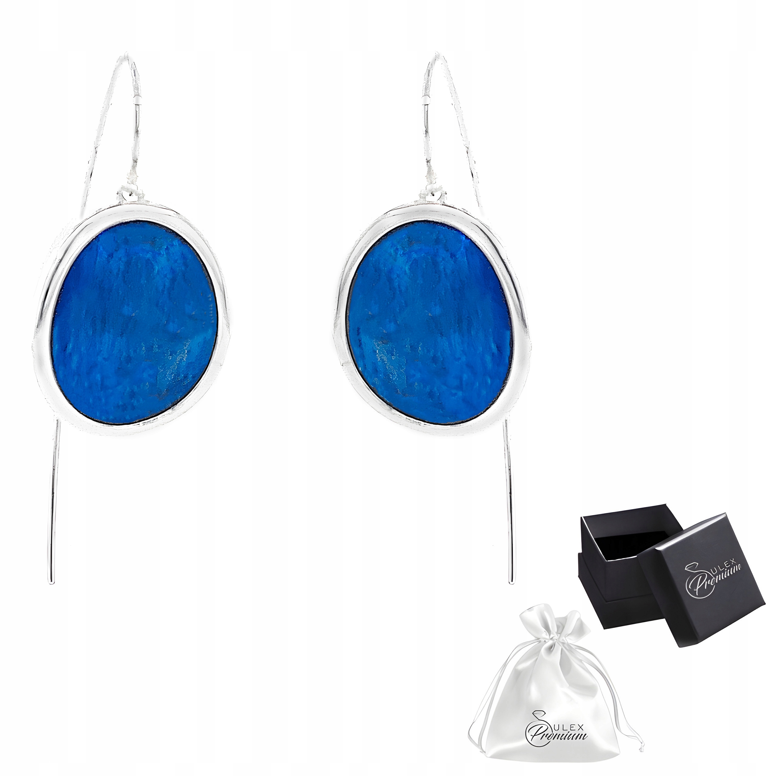 Náušnice stříbro ryzost 925 Elegantní ruční práce s titanem pro ni