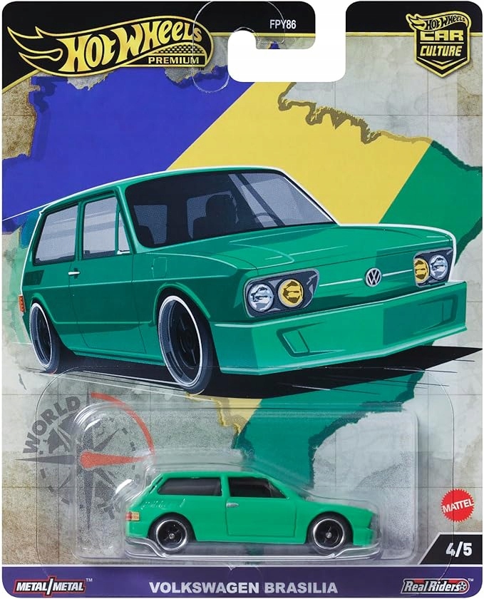 HOT WHEELS PREMIUM CAR CULTURE WORLD TOUR zestaw 5 autek HRV79-82,97 Minimalny wiek dziecka 3