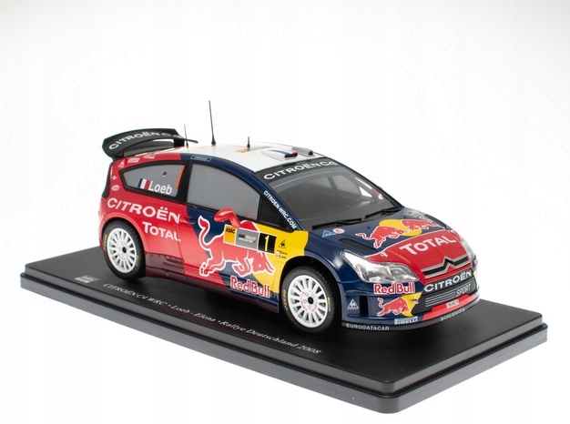 Citroen C4 Wrc Loeb Elena Rallye Deutschland 2008 1:24 Hachette
