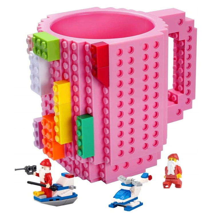 

Kubek do lego XXL 350ml kubek klockowy