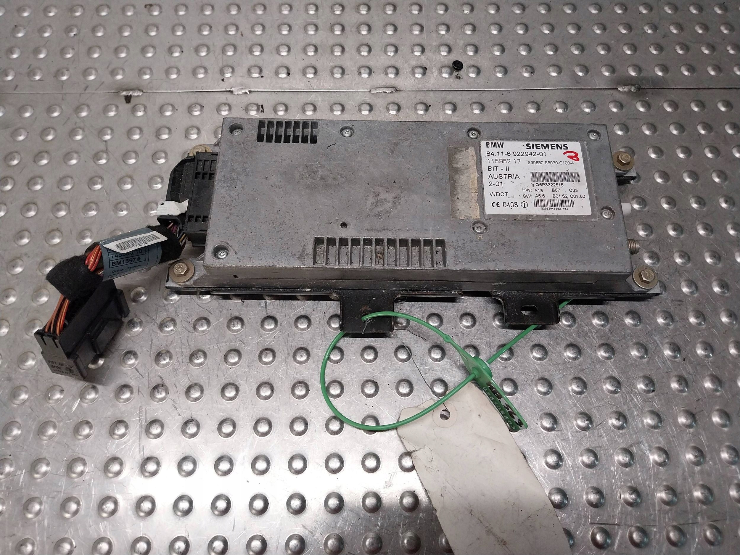 module control unit TELEFONU 6922942 BMW E46 E39 E38 X5 E53