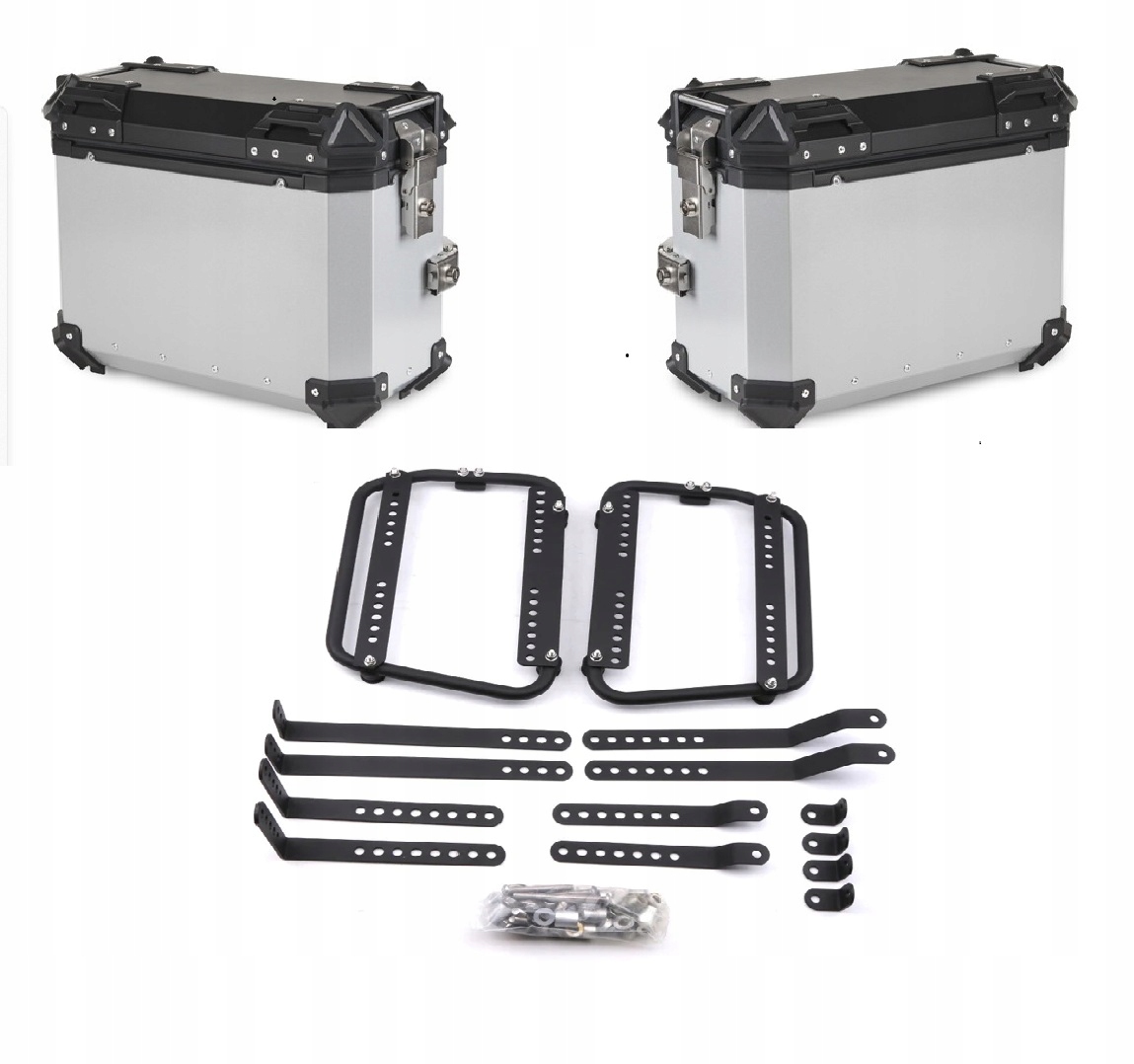 Hliníkové Motocyklové Kufry Rám Sada Bmw R 80 100 Gs F650 Gs G650 Gs