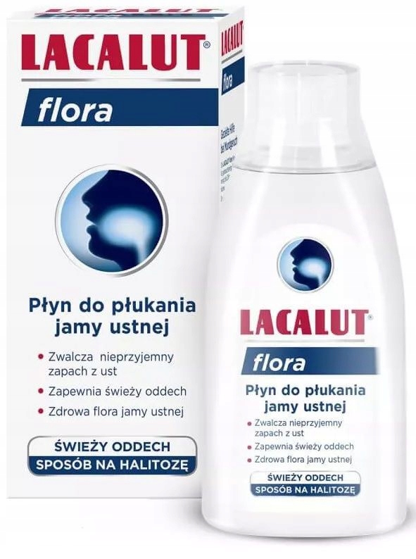 

Lacalut Flora Płyn Do Płukania Jamy Ustnej Halitoz