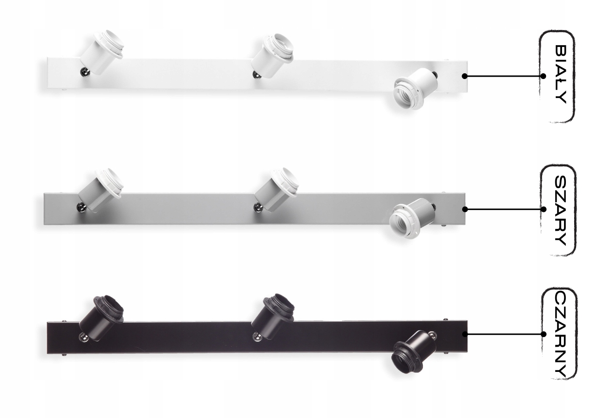 LAMPA SUFITOWA WISZĄCA VIRE 2pł PLAFON E27 LED Zasilanie sieciowe