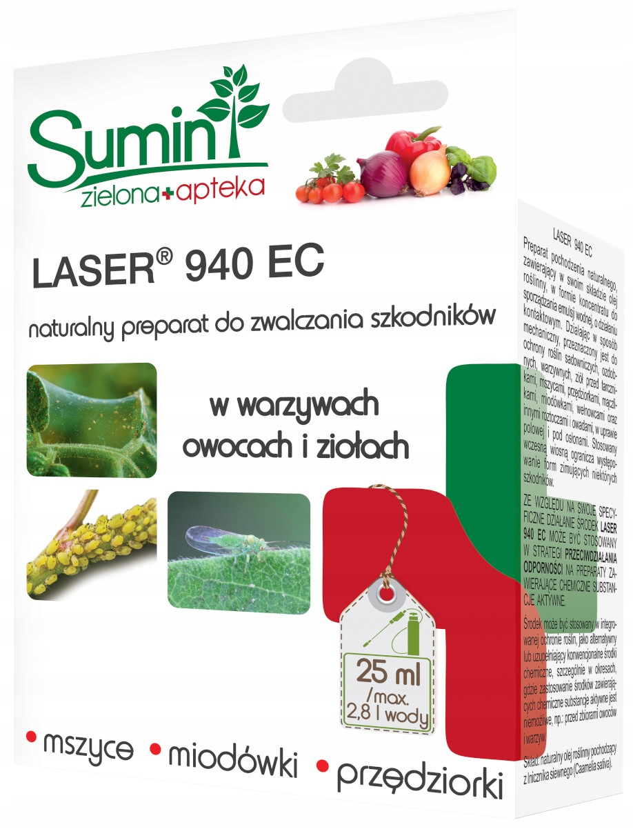 

Sumin Środek owadobójczy Laser 940EC mszyce 25ml