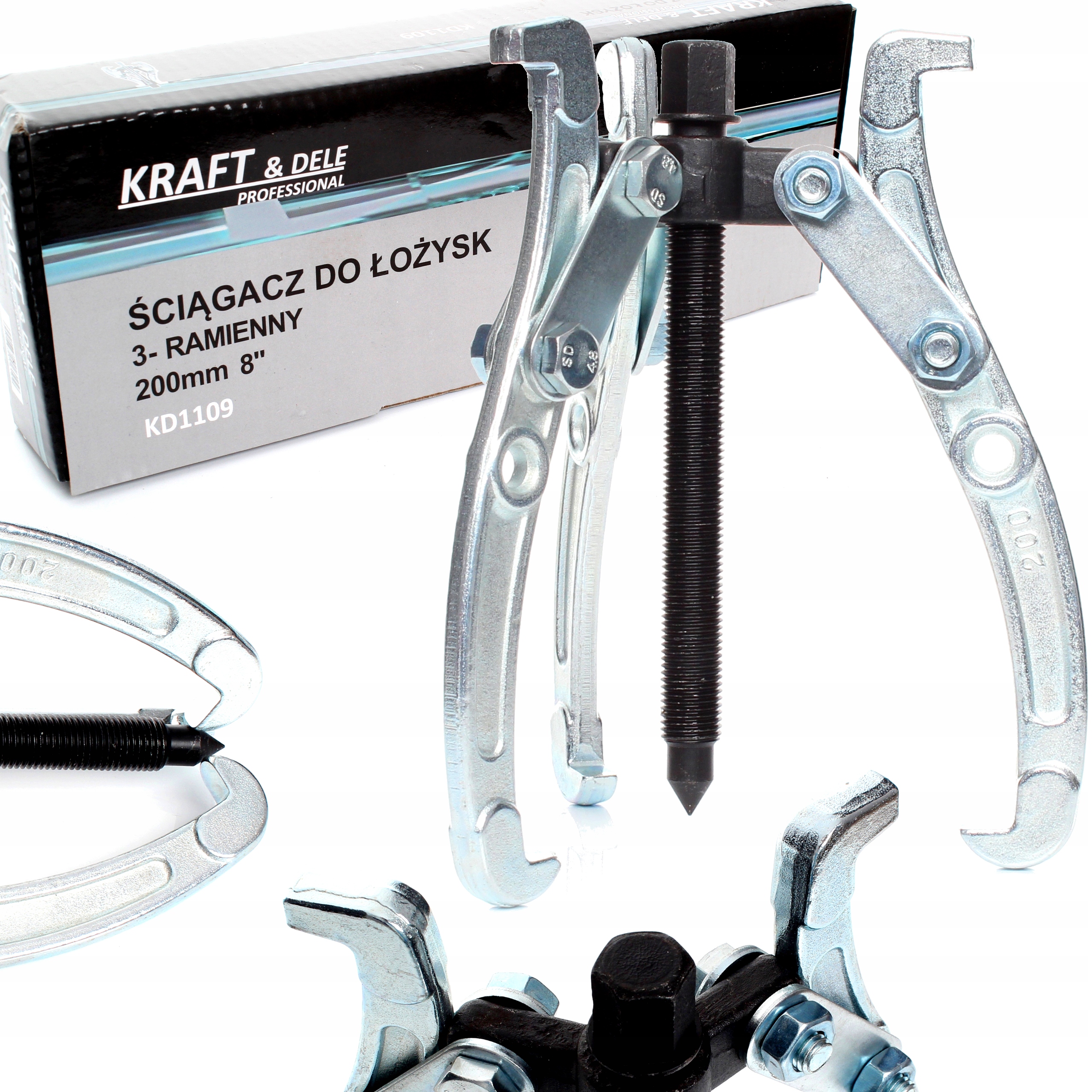 ŚCIĄGACZ DO ŁOŻYSK 3-RAMIENNY 200MM 8'' PIAST KÓŁ KORPUSÓW