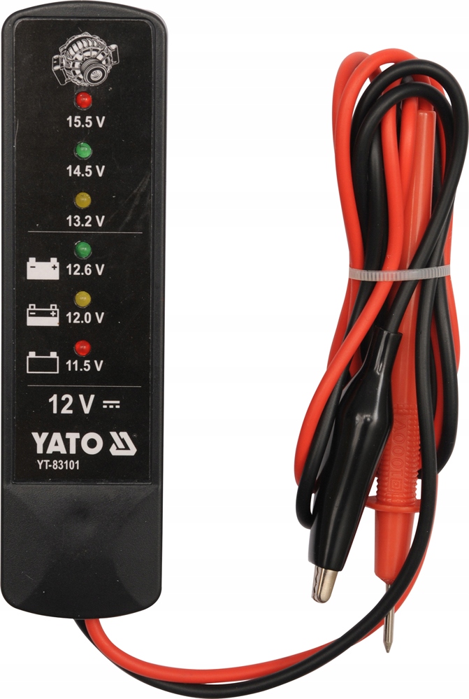 

Tester Miernik Akumulatora Alternatora 12V Yato
