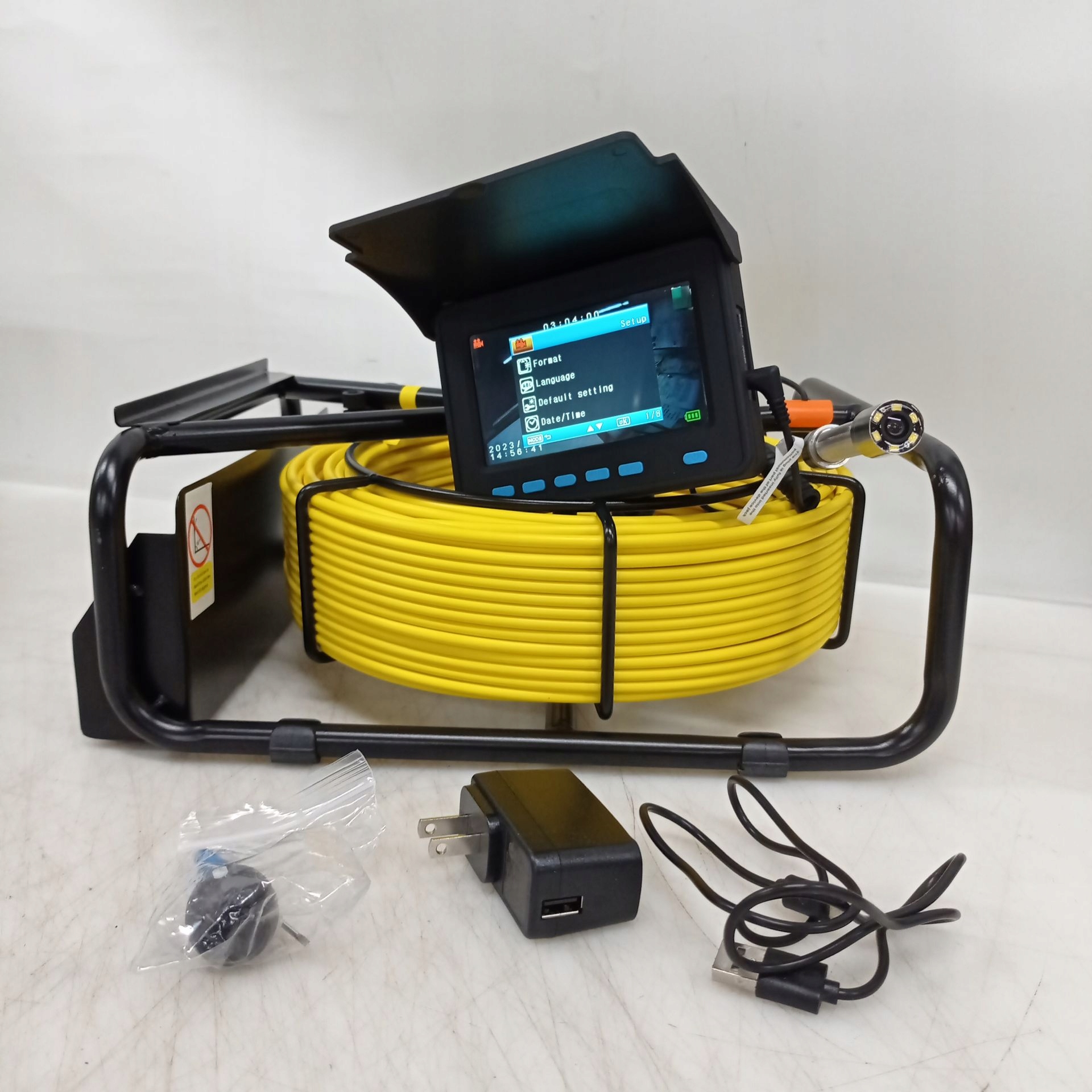 Kamera Inspekcyjna Do Rur 50m z Przewodem Endoskop Odoodporna Kamera EAN (GTIN) 0840281540457