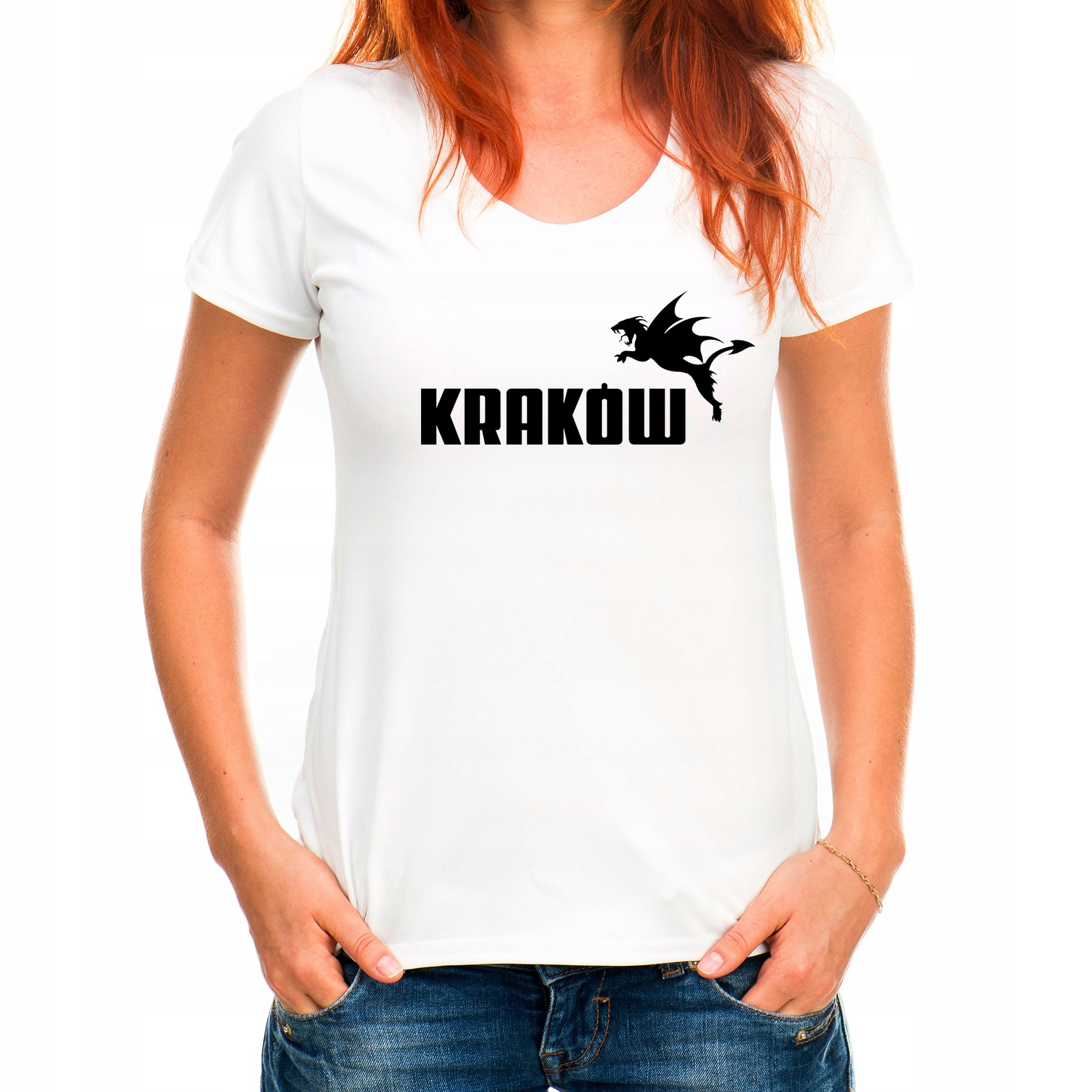 

Koszulka Smoczy Kraków dl (L):: XXL,: biały
