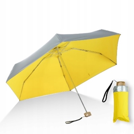 Parasol manualny kompaktowy PARASOLKA składana kieszonkowa MAŁA mini LEKKA Średnica 105 cm