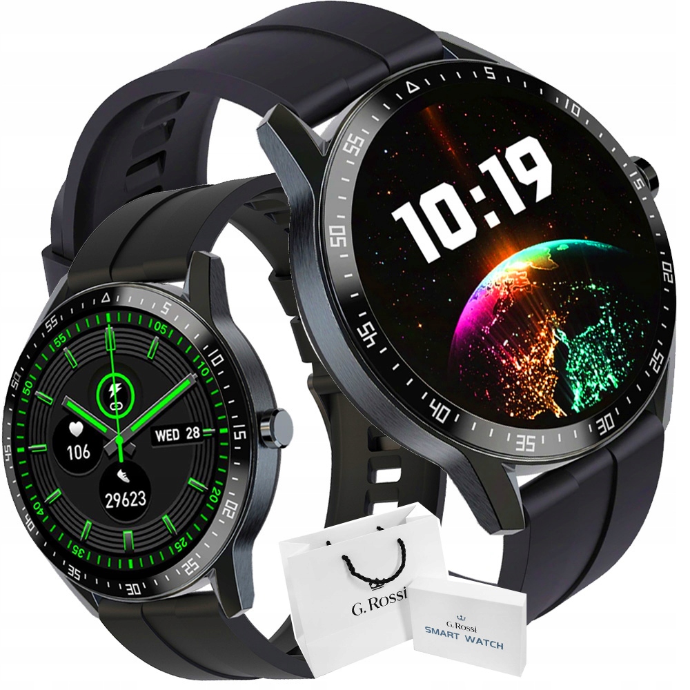 

Smartwatch zegarek G. Rossi Sms Kroki Fb Puls