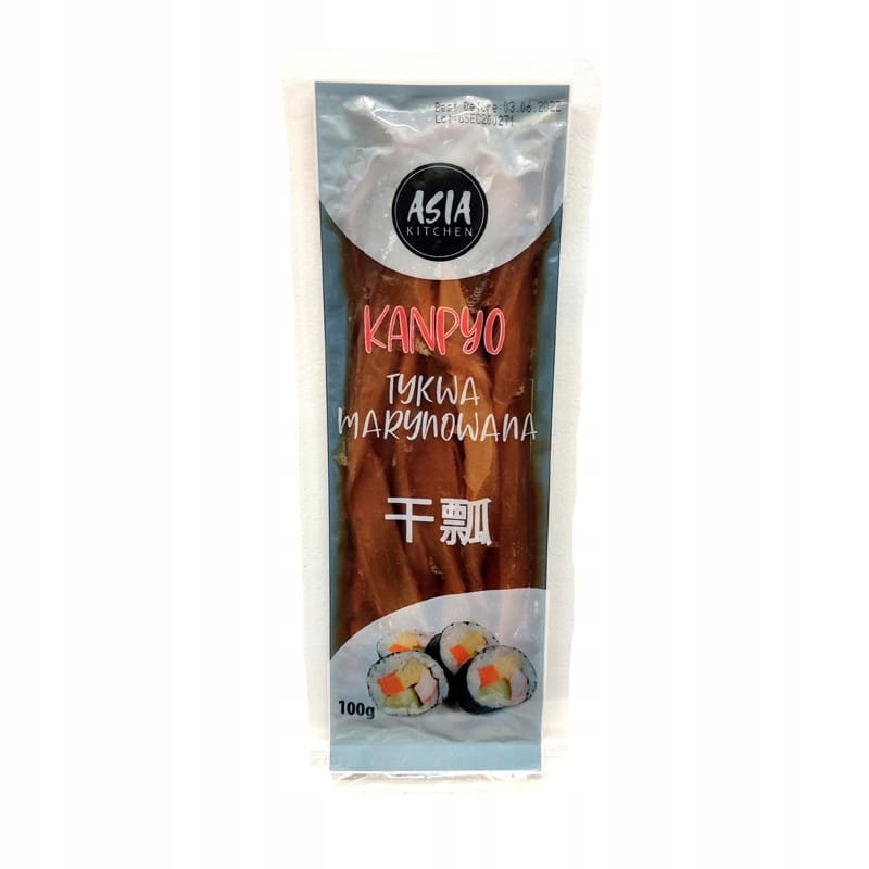 

Tykwa marynowana 100g kanpyo słodka sushi