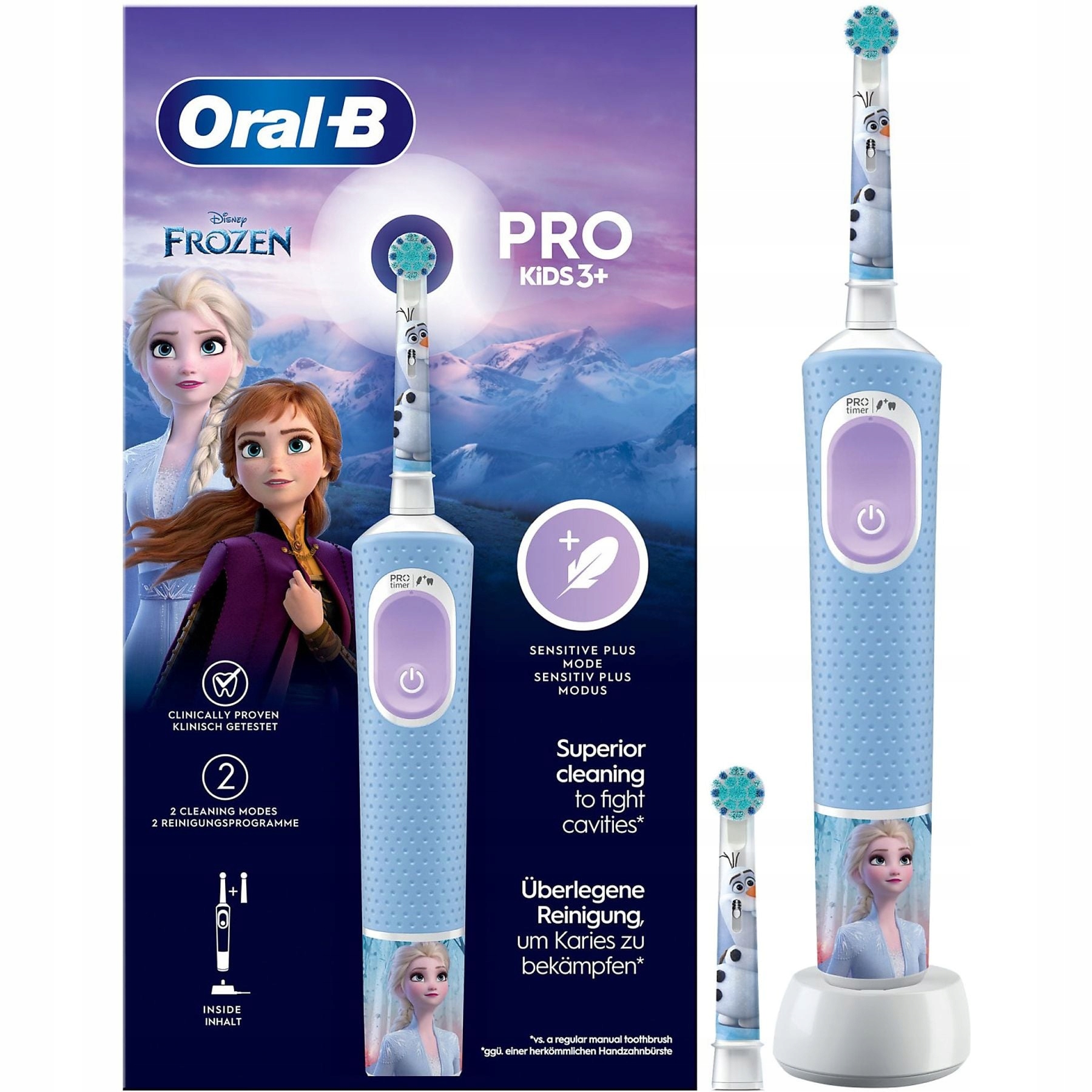 Szczoteczka elektryczna Oral-B D103-423 Vitality Pro Kids Frozen dla dzieci