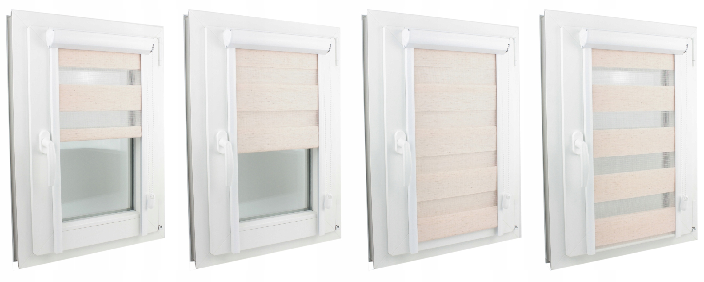 Roleta dzień i noc w KASECIE z PROWADNICAMI 89X130 Marka Futuro