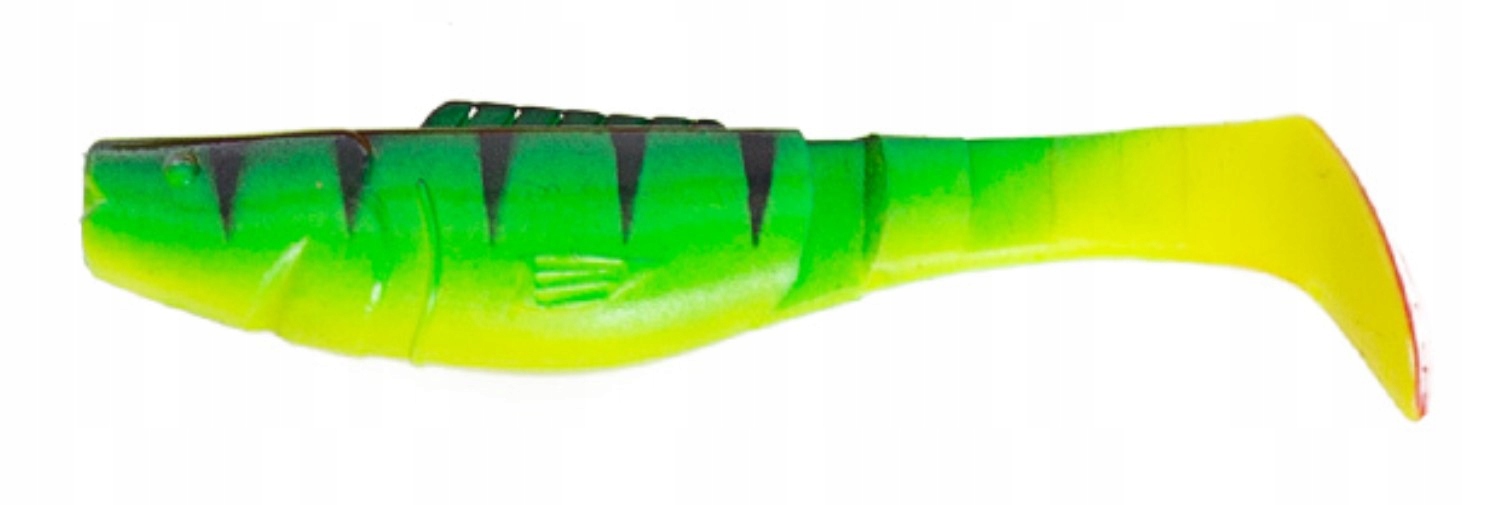Przynęta Spinningowa Guma Szczupak Sandacz Tiger Czarno Zielona 7,5CM- 1SZT