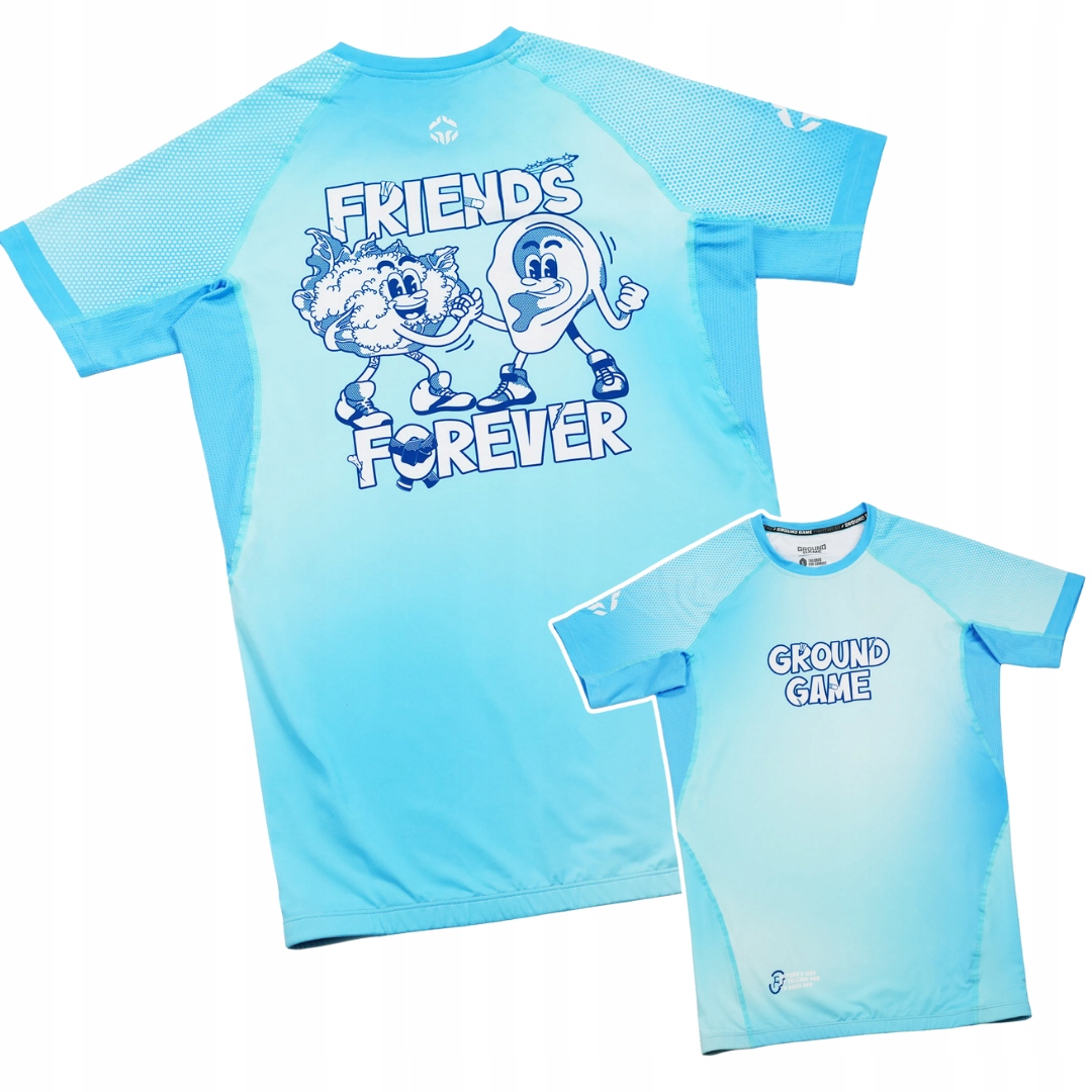Rashguard z krótkim rękawem męski Ground Game Friends Foreve r. XL