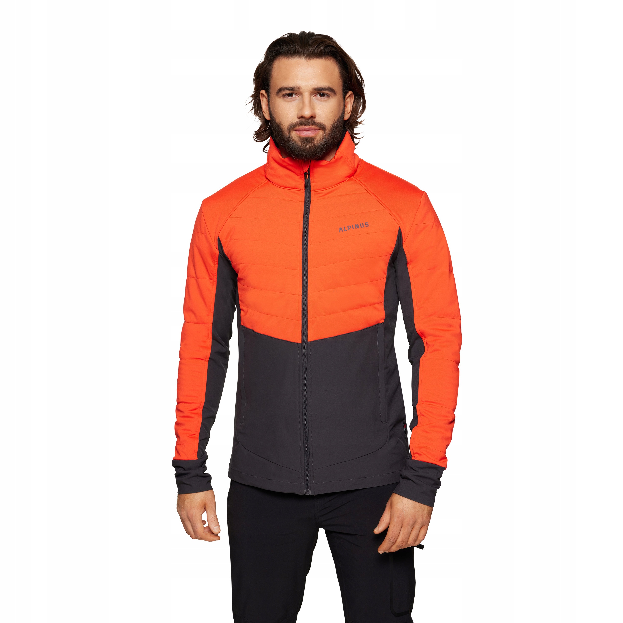 Kurtka męska hybrydowa Alpinus Brazeau przeciwwiatrowa,DWR M