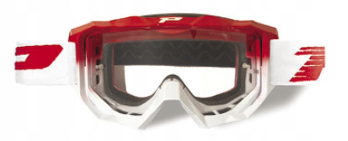 Progrip Okuliare Tr Venom Farba Červená/biela Sklo Antiscratch, No Fog