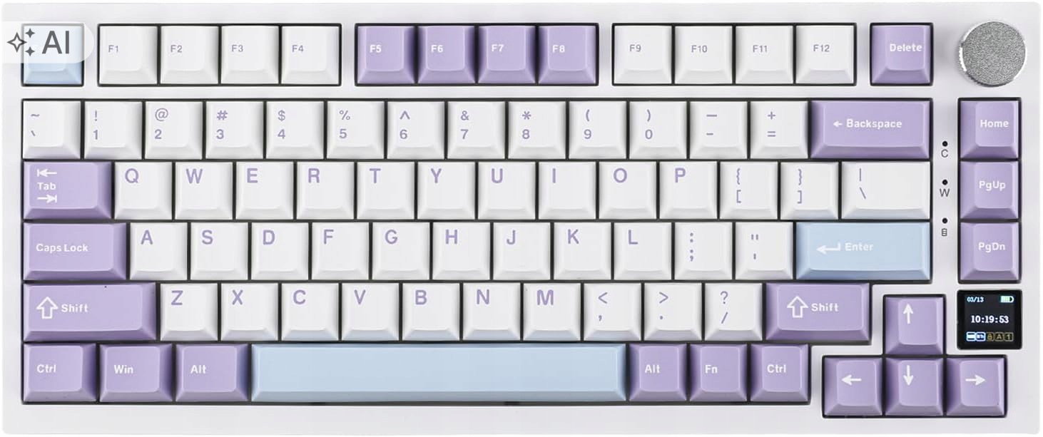 Mechanická klávesnice Epomaker Ajazz AK820 Pro 75%