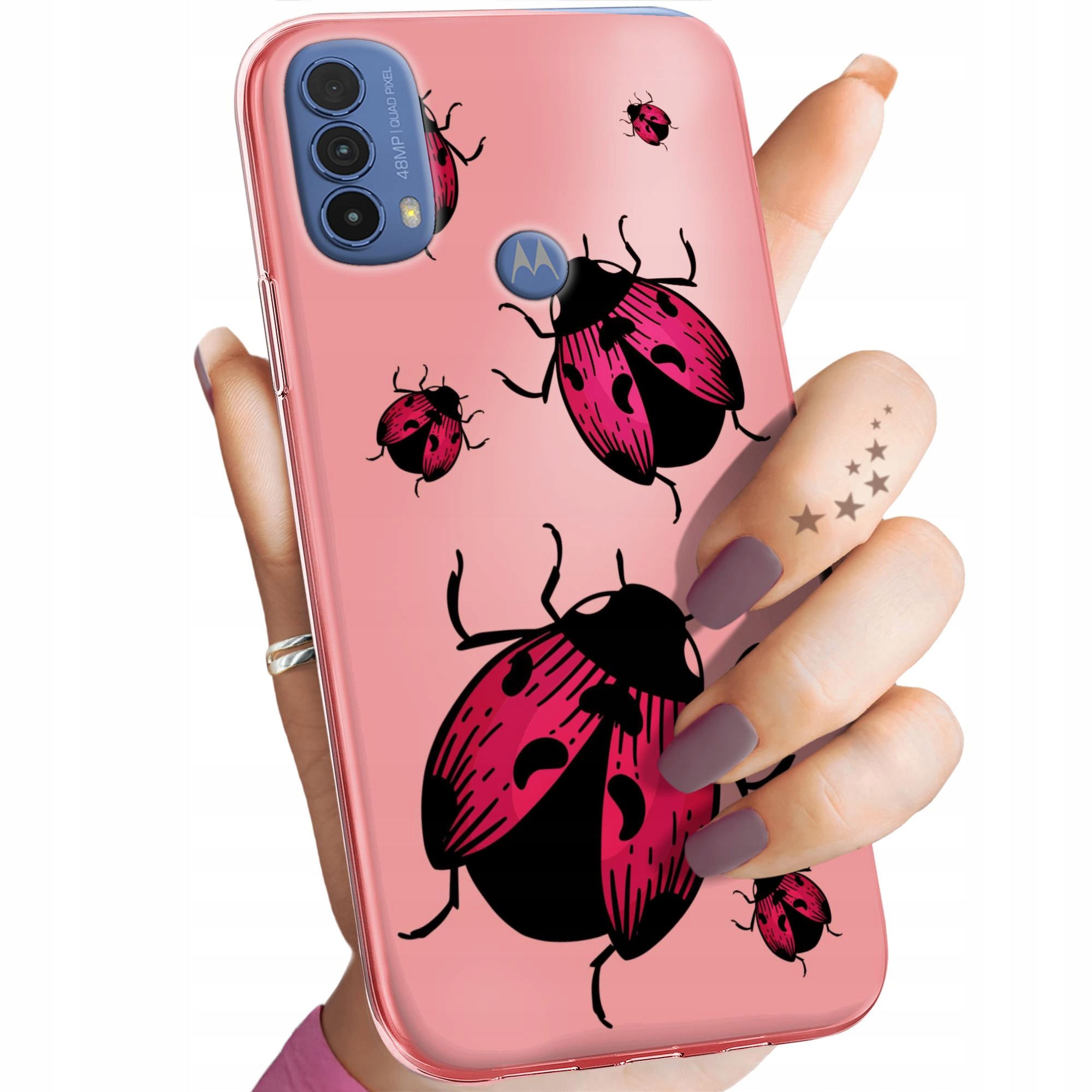 Etui Do Motorola Moto E30 E40 Biedronka Z Biedronką Ladybug Obudowa