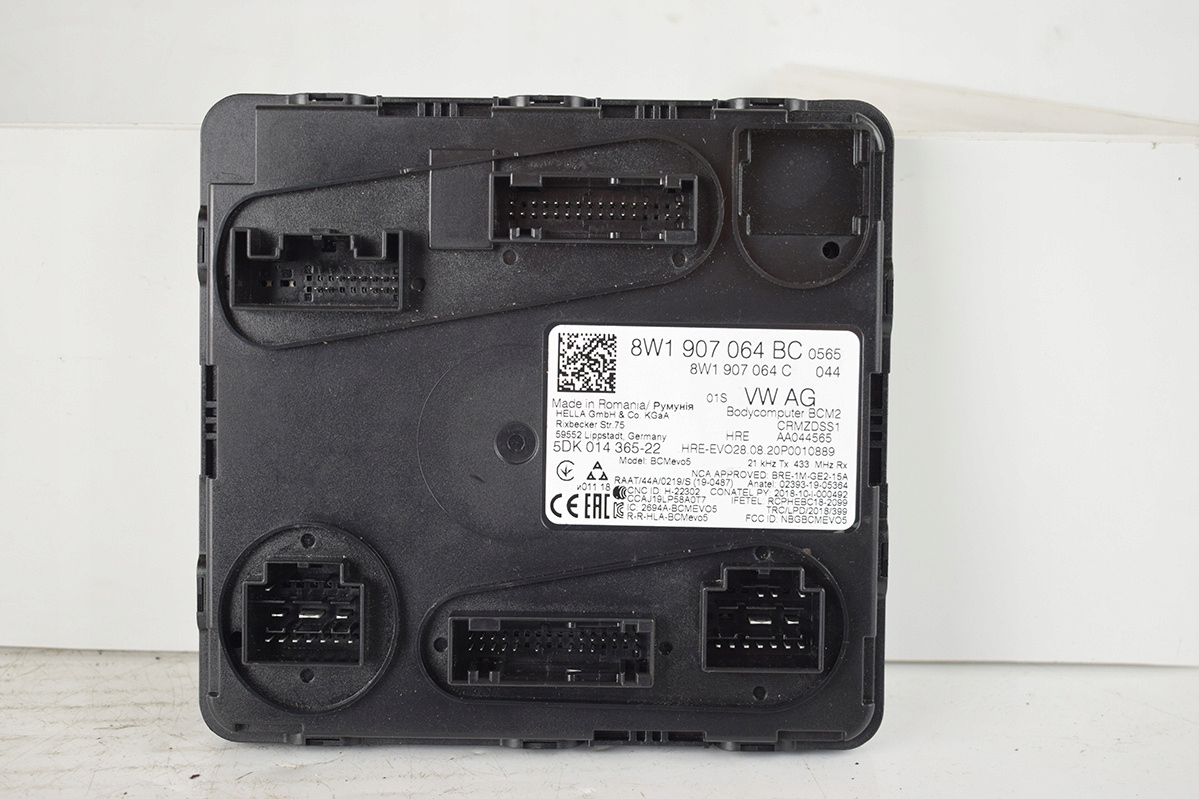 Unité commande confort * BCM AUDI 8W1907064BC 8W1907064C