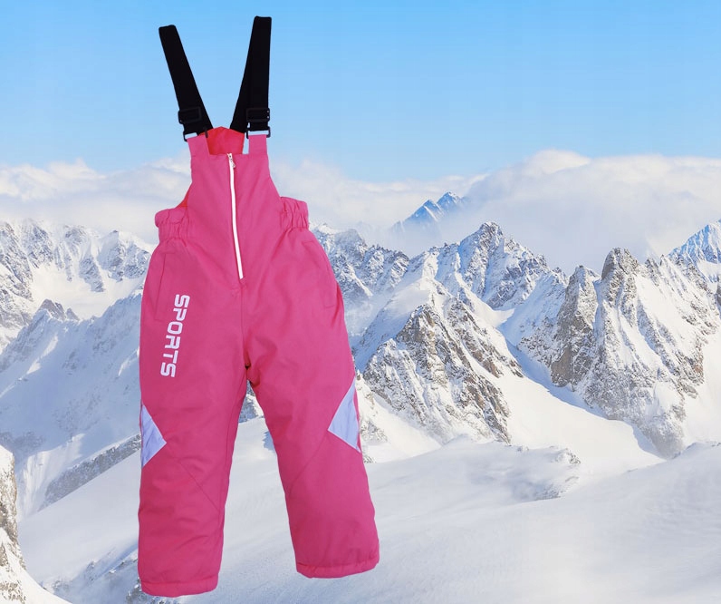 140 ZIMOWE CIEPŁE SPODNIE NARCIARSKIE Z SZELKAMI NA ŚNIEG ZIMĘ NARTY Marka Inna marka