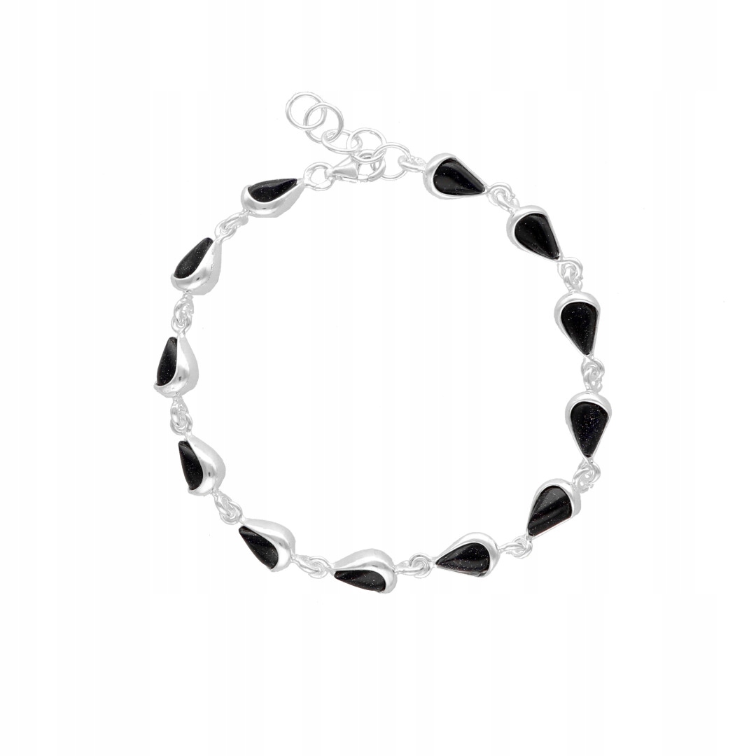 Náramek slzy s Káhirskou nocí stříbro