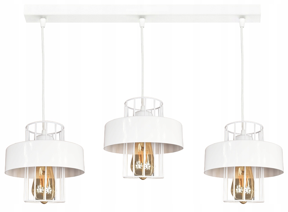 Závěsné stropní svítidlo Loft Prestige bílá Led stropní lampa