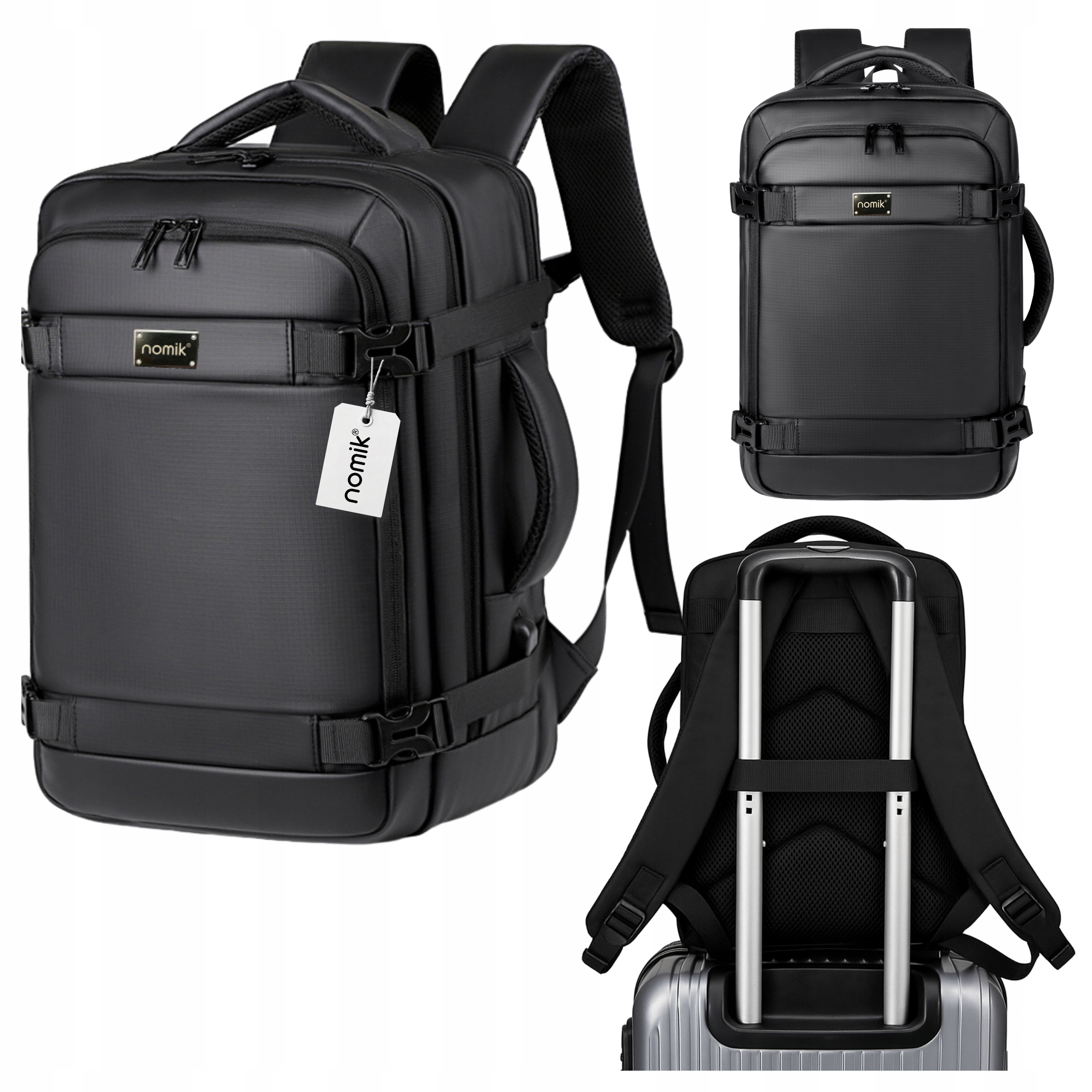 Plecak do samolotu podróżny kabinowy bagaż podręczny lekki 40x25x20 Ryanair