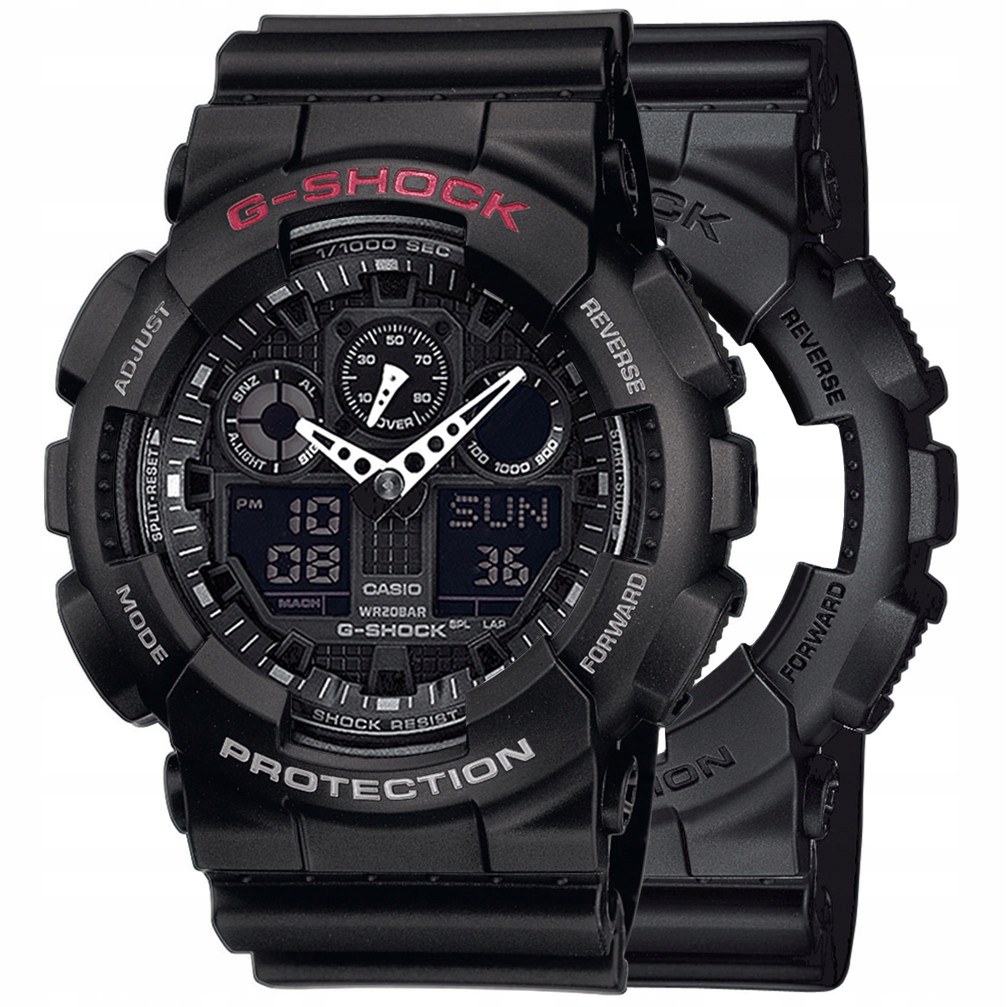 Hodinky Casio G-Shock Set GA-100-1A1ER Bezel 10378531 Řemínek 10347688