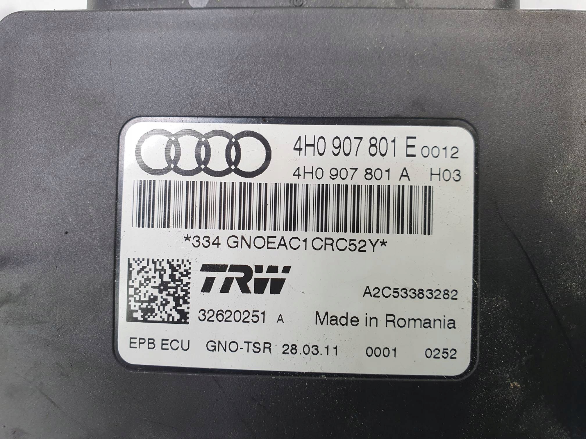 module electric brake 4H0907801E AUDI A6 C7