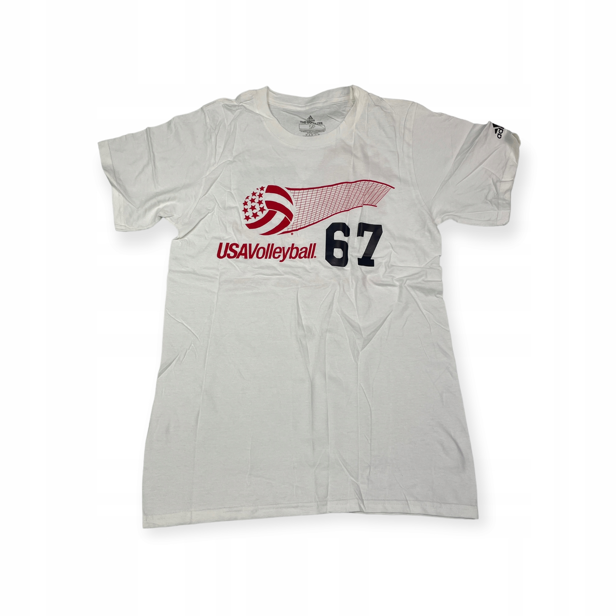 Koszulka męska biała ADIDAS VOLLEYBALL S 67