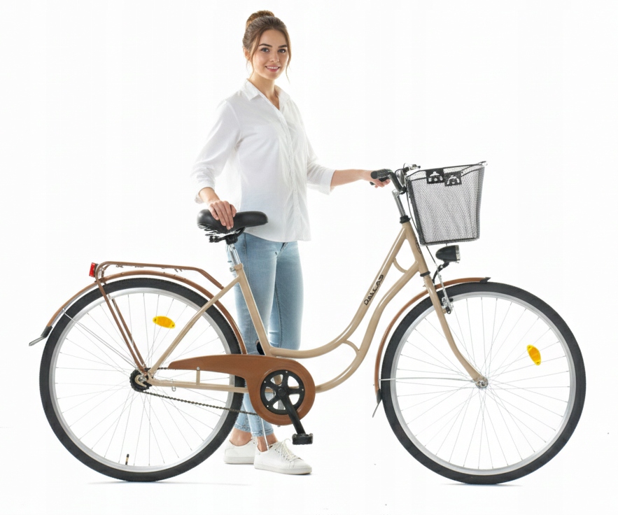 Rower Miejski damski 26 damka kosz