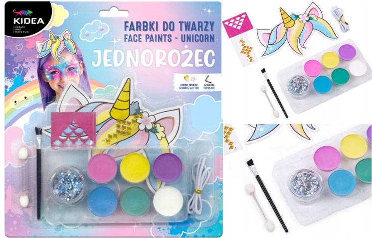

Farby Farbki Do Malowania Twarzy 6k Cekiny Brokat