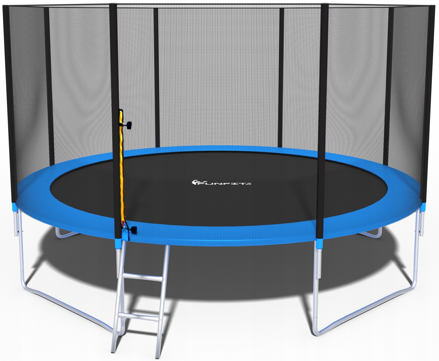 Trampolina ogrodowa dla dzieci 404cm Funfit z siatką zewnętrzną 13ft