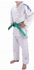 Judoga gi Adidas Club 350g kimono judo 170 cm niebieskie paski