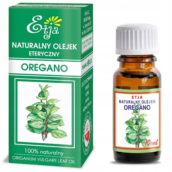 ETJA Olejek Eteryczny OREGANO 100% NATURALNY 10ml