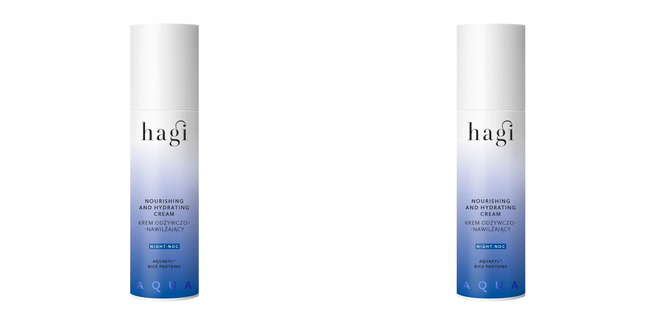 2x Hagi Vyživující a hydratační noční krém Aqua Zone 50 ml