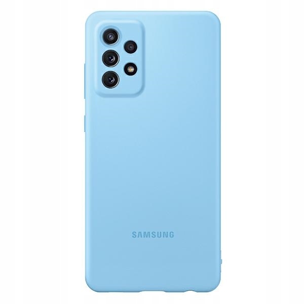 

Samsung Silicone Cover etui Galaxy A72 niebieski